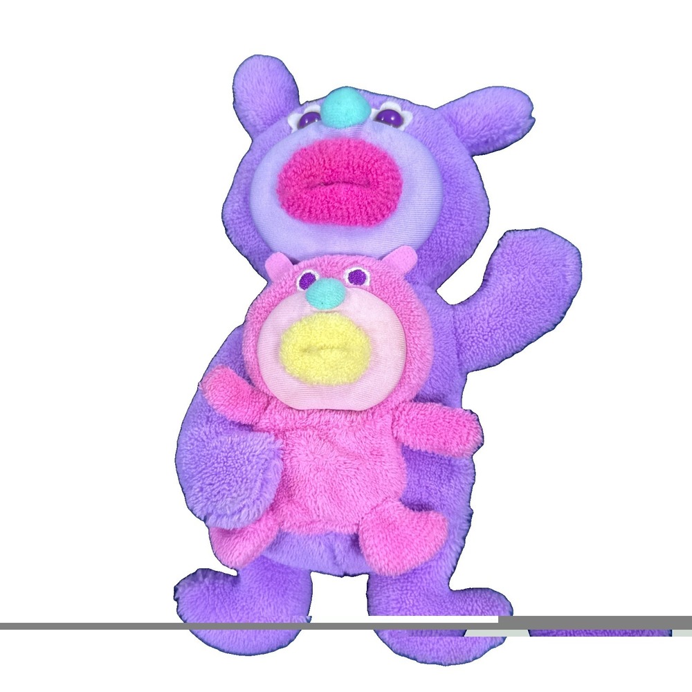 Fisher Price Sing a ma Jigs Duets Plush Purple "Hello! Ma Baby" Tested & Works